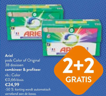 Ariel pods Color of Original 38 dosissen