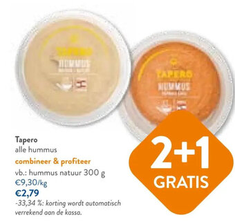 OKay Tapero alle hummus aanbieding
