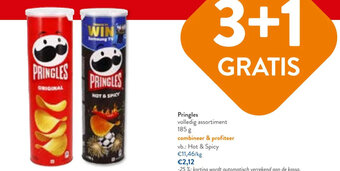 OKay Pringles volledig assortiment 185 g aanbieding