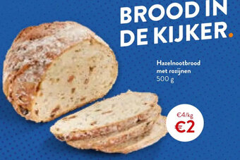 OKay Hazelnootbrood met rozijnen 500 g aanbieding