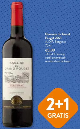 OKay Domaine du Grand Pouget 2021 A.O.P. Bergerac 75cl aanbieding