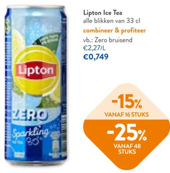 OKay Lipton Ice Tea alle blikken van 33 cl aanbieding