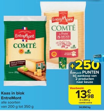 EntreMont Kaas in Blok 2 x 200g