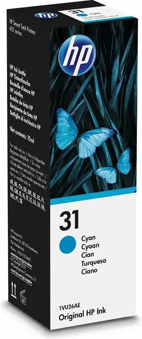 Bol.com Original ink cartridge hp 31 cyan aanbieding