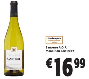 Sancerre a.o.p. manoir du fort 2022