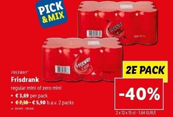 Lidl Frisdrank aanbieding