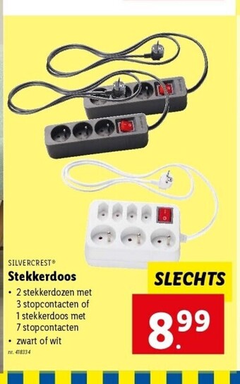 Lidl Stekkerdoos aanbieding