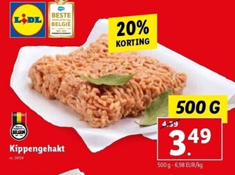 Lidl Kippengehakt aanbieding