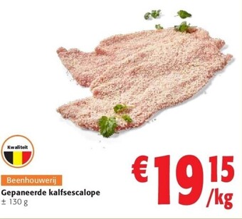 Colruyt Gepaneerde kalfsescalope aanbieding