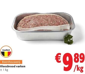 Colruyt Vleesbrood varken aanbieding