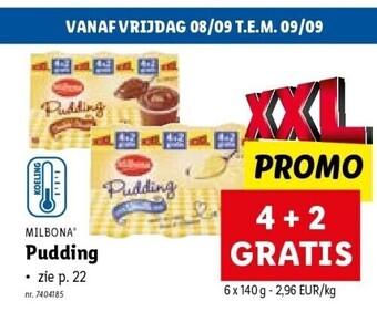 Lidl Pudding aanbieding