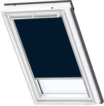 Velux origineel verduisterend rolgordijn (dkl), zilveren kozijn, s06, 606, 4, donkerblauw