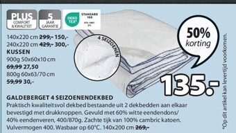 Jysk Galdeberget 4 seizoenendekbed aanbieding