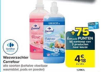 Wasverzachter carrefour