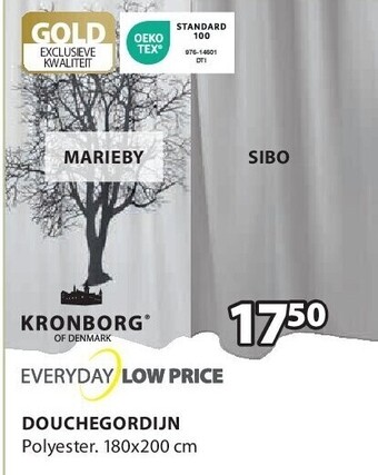Jysk Douchegordijn aanbieding