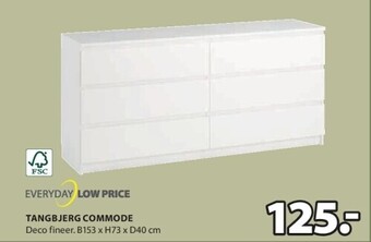 Jysk Tangbjerg commode aanbieding