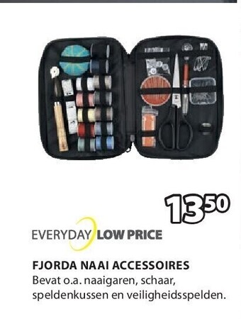 Jysk Fjorda naai accessoires aanbieding