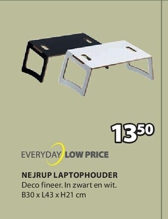 Jysk Nejrup laptophouder aanbieding