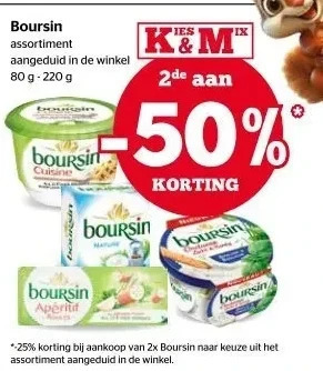 Spar Boursin aanbieding