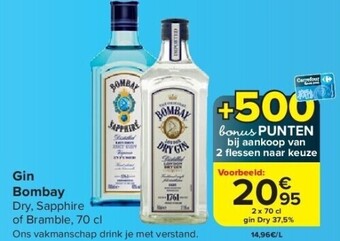 Carrefour Gin bombay aanbieding
