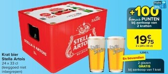 Carrefour Krat bier stella artois aanbieding