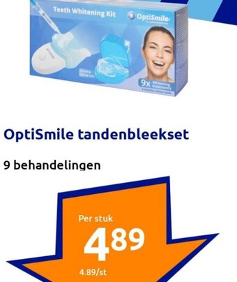 Action OptiSmile tandenbleekset aanbieding
