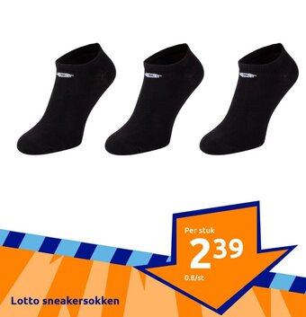 Action Lotto sneakersokken aanbieding