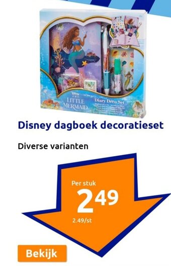 Action Disney dagboek decoratieset aanbieding