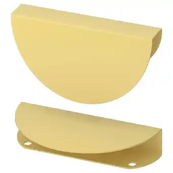 IKEA Begripa handgreep, geel/halfrond, 130 mm aanbieding
