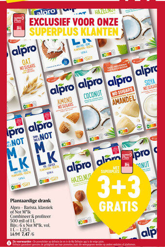 Delhaize Plantaardige drank aanbieding