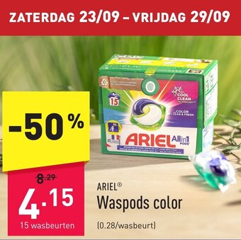 ALDI ARIEL Waspods color aanbieding