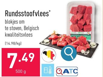 ALDI Rundsstoofvlees 500 g aanbieding