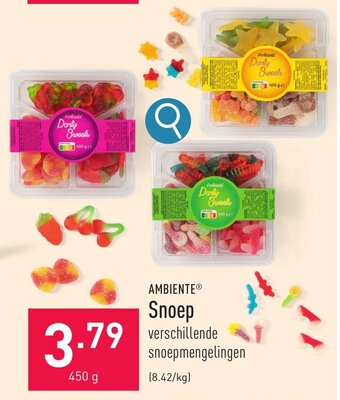 ALDI AMBIENTE Snoep 450 g aanbieding
