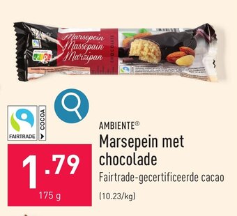 ALDI Marsepein met chocolade 175 g aanbieding
