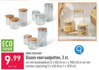 ALDI Glazen voorraadpotten aanbieding