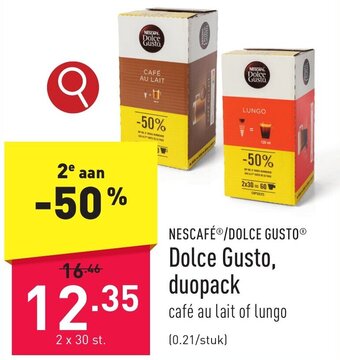 ALDI Dolce Gusto, duopack aanbieding