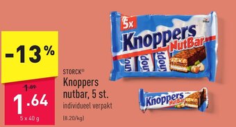 ALDI Knoppers nutbar aanbieding