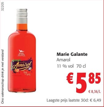 Colruyt Marie Galante Amarol aanbieding
