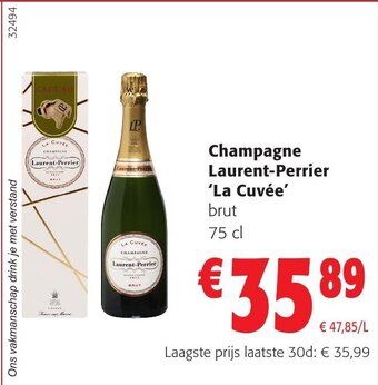 Colruyt Champagne Laurent-Perrier 'La Cuvée' aanbieding