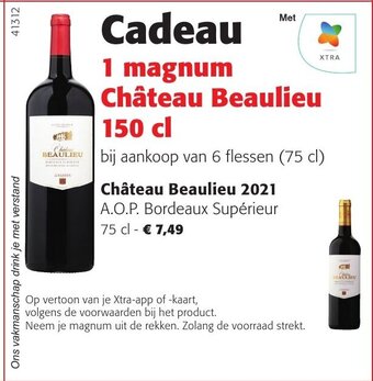 Colruyt Château Beaulieu 2021 aanbieding