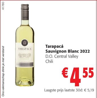 Colruyt Tarapacá Sauvignon Blanc 2022 aanbieding