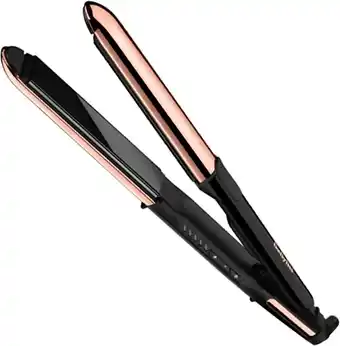 Bol.com Babyliss straight & curl brilliance titanium stijltang st482e - 2 in 1 krullen en stijlen - extra lange platen 28mm aanbieding