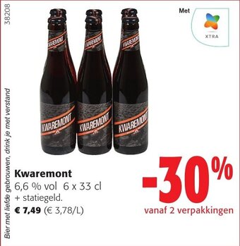 Colruyt Kwaremont 6 x 33 cl aanbieding