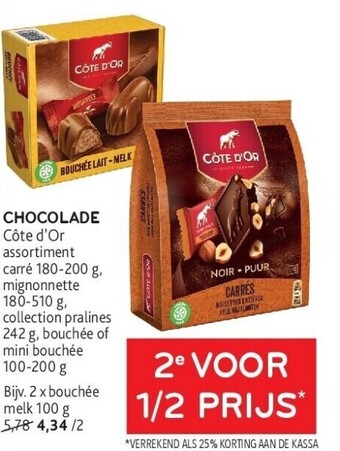 Alvo Chocolade côte d’or aanbieding