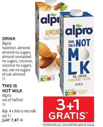 Alvo Drink alpro aanbieding