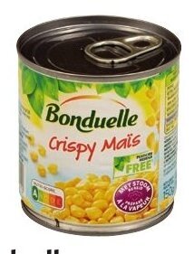 Colruyt Bonduelle Crispy mais 150 g aanbieding