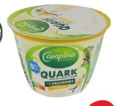 Colruyt Campina Kwark met magere yoghurt Vanille 180 g aanbieding