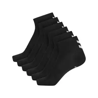Decathlon Set van 6 damessokken van gemiddelde lengte hummel hmlchevron aanbieding