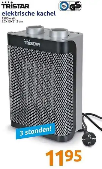 Action Tristar elektrische kachel aanbieding