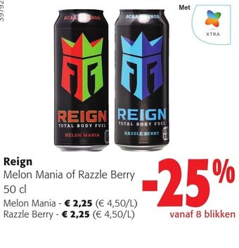 Reign Melon Mania of Razzle Berry 50 cl